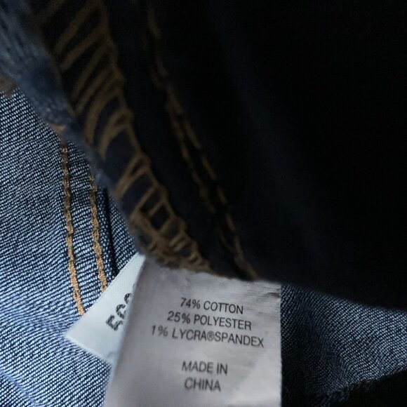 New York Company Curvy Bootcut Jeans Womens Size 18 Tall Mid Rise Blue - Picture 7 of 13